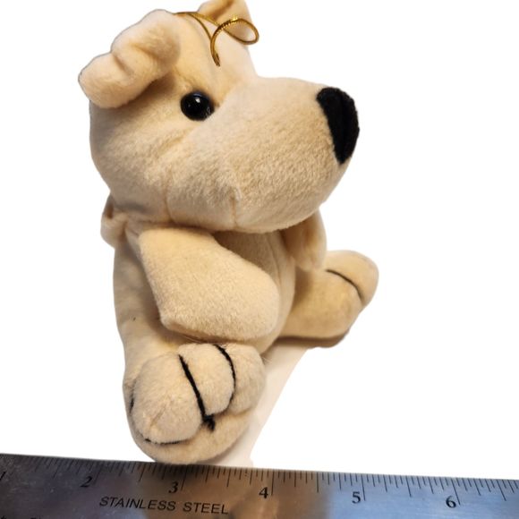 Kipp Puppy Dog Stuffed Animal Plush 5" Tan - Picture 4 of 8
